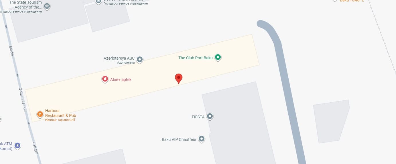 Haritada PlayVR ofisinin konumu